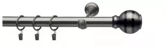GALERIE METALICA STYLUS SIMPLA ASAMA ARGINT ANTIC 160 cm