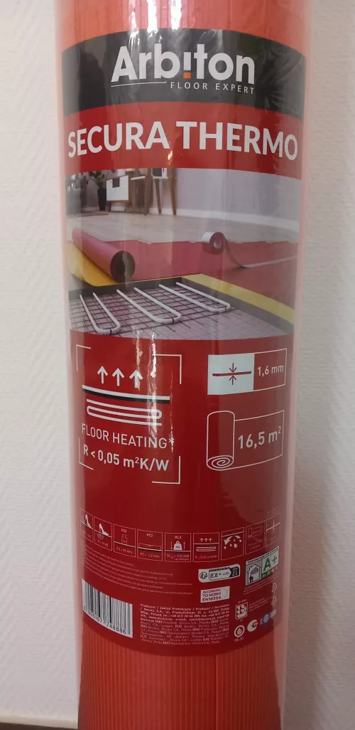 IZOLATOR PARCHET SECURA THERMO PENTRU INCALZIREA PRIN PARDOSEALA 16.5 MP