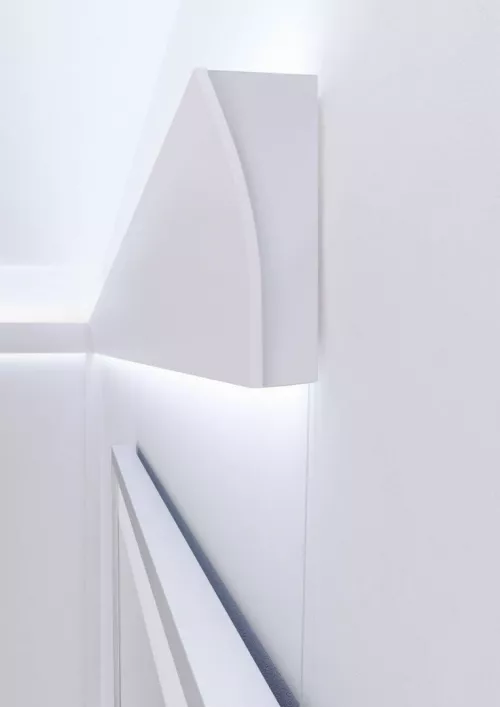 LED SYSTEM SET 4 BAGHETA DECORATIVA SI DE ILUMINAT VIDELLA CU LUMINA CALDA