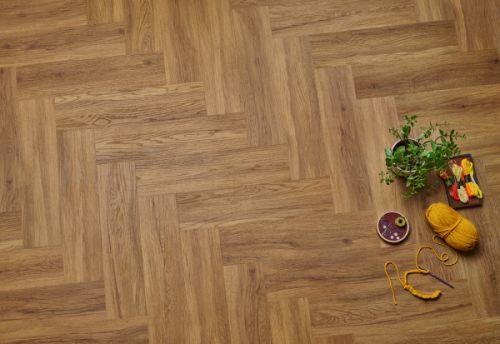 PARCHET SPC HERRINGBONE AFIRMAX HB 41105 JERSEY OAK