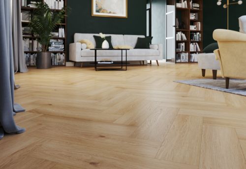 PARCHET SPC HERRINGBONE AFIRMAX HB 41535 ARVADA OAK