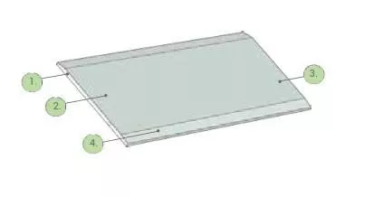 PLACA GIPS-CARTON REZISTENTA LA UMEZEALA TIP H TECHNOGIPS 12,5*1200*2600 MM