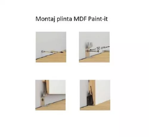 PLINTA DIN MDF ARBITON PAINT IT MP1004 BARA 2,42 M