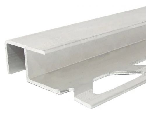 PROFIL TREAPTA DREPT ARGINTIU 10.5MM/3M 2569