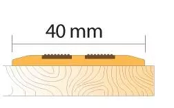 PROFIL ANTIDERAPANT DIN CAUCIUC 40MM ROLA 10 M AUTOADEZIV