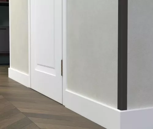 PROTECTIE COLT POLIMER CHC2020-007 20&times;20 mm negru, tip L, lungime 2.70 ml