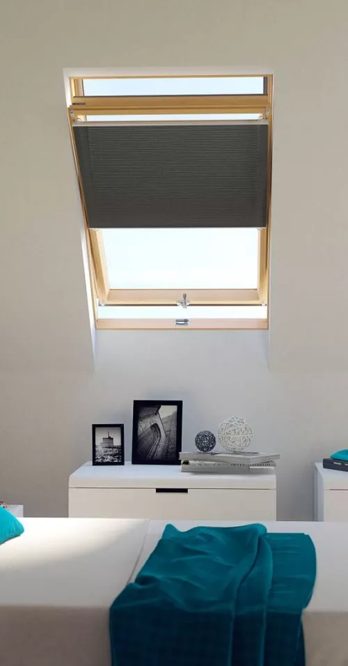 ROLETA PENTRU FEREASTRA DE MANSARDA THERMOLUX VIDELLA HCB6 GRI 67 CM