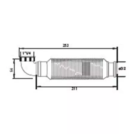 SIFON PENTRU LAVOAR WIRQUIN SENZO 30950100