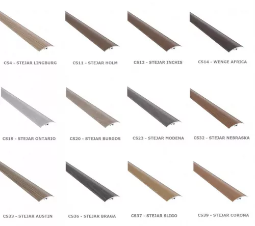 SINA TRECERE ALUMINIU CS1 CU PRINDERE ASCUNSA 93 CM CU SAU FARA DIFERENTA DE NIVEL