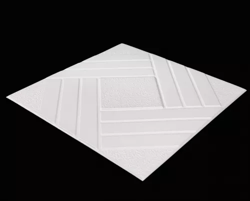 Tavan Decorativ din Polistiren 825 Alb 50x50 cm