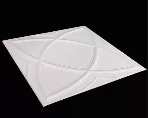 Tavan Decorativ din Polistiren 839 Alb 50x50 cm