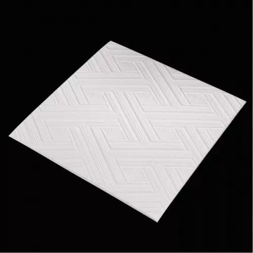 Tavan Decorativ din Polistiren 8109 Alb 50x50 cm