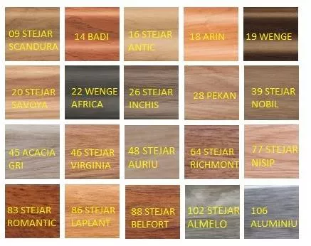 TERMINATIE PENTRU PLINTA DIN PVC ARBITON LM55  26 Stejar Inchis Stanga