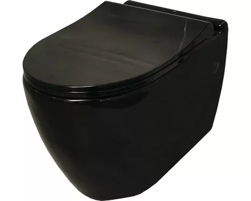 VAS WC SUSPENDAT NEGRU SANOTECHNIK UNO GB100