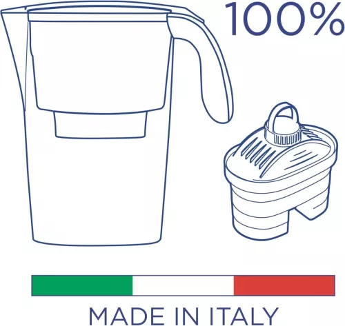 Cana filtranta de apa Laica Tosca, 2,3L, + 4 cartuse filtrante