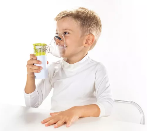 Aparat de aerosoli portabil Laica NE1005, silentios, cu baterii