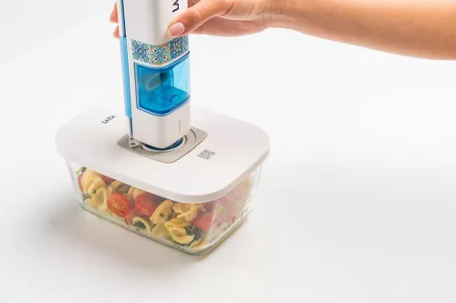 Aparat portabil de vidat Laica VT3206 ExtraSlim Pro, 100W, vidare pungi si caserole
