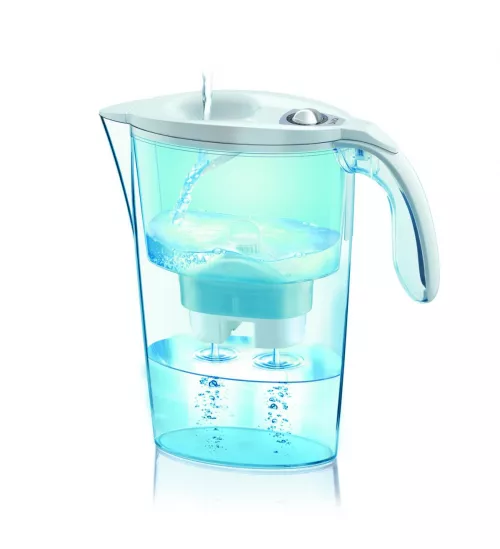 Cana filtranta de apa Laica + 3 filtre Magnesium Active, Alb, 2.3 litri, J31CC20