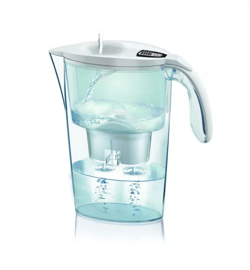 Cana filtranta de apa Laica Alka, 2.3 litri, Alb, pentru apa alcalina