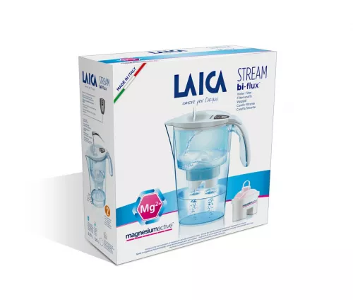 Cana filtranta de apa Laica Magnesium Active J31EC, Alb, 2.3 litri