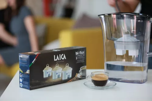 Cana filtranta de apa Laica Prime Line, formula speciala Tea & Coffee, 3 litri