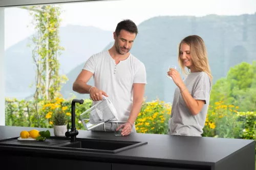 Cana filtranta de apa Laica Stream, 2.3L, + 6 cartuse filtrante