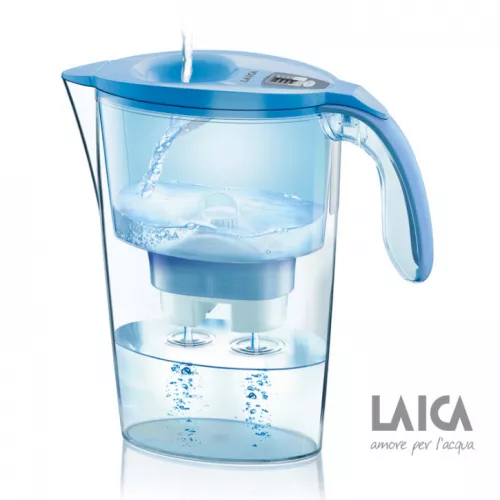 Cana filtranta de apa Laica Stream Blue, 2.3 litri