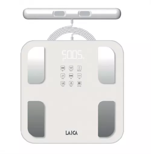 Cântar Smart compoziție corporală Body Composition Laica PS7126, 180 kg, 30 parametri