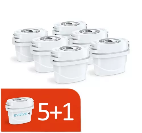 Cartuse filtrante Aqua Optima Evolve+, 5+1 gratis, compatibile Brita