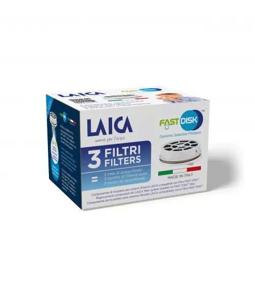 Filtre Laica Fast Disk, 3 buc/pachet, filtrare instantanee