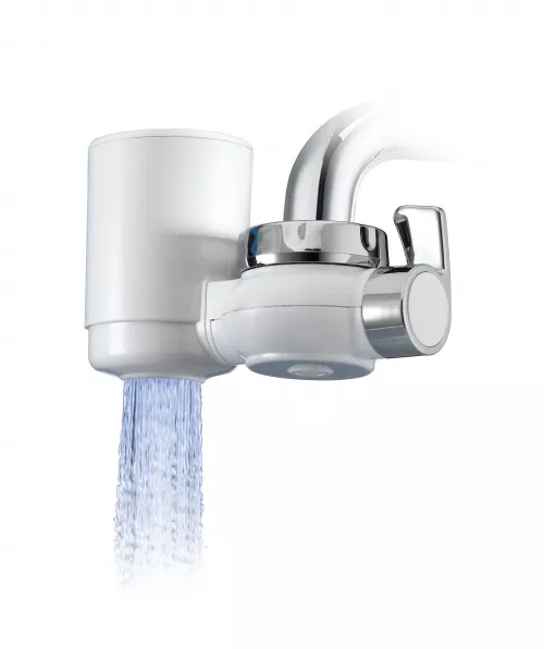 Filtru de apa cu fixare pe robinet Laica Genova HydroSmart Metal Stop, 1200 litri