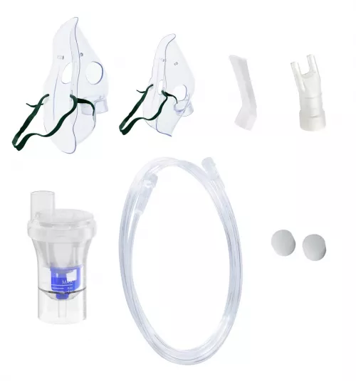 NOU: Aparat de aerosoli Laica NE2015, compartiment accesorii, cu piston, copii si adulti