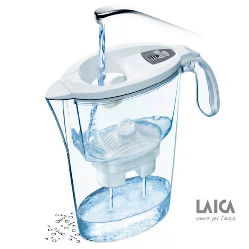 Cana filtranta de apa Laica Stream, 2.3L, + 6 cartuse filtrante