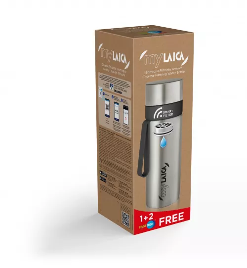 Termos filtrant din inox myLaica 600 ml