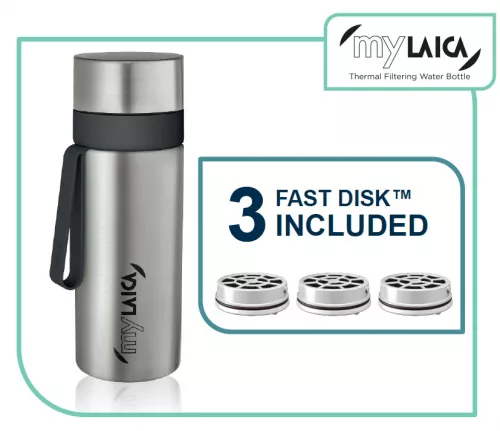 Termos filtrant din inox myLaica 600 ml