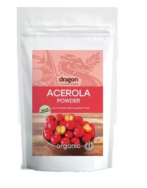 Pulbere eco de Acerola, 75g, Dragon Superfoods