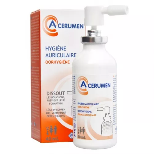 Spray pentru igiena urechilor A-Cerumen, 40 ml