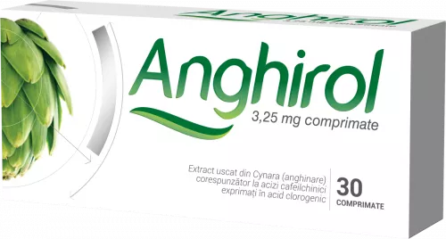 Anghirol, 30 comprimate, Biofarm