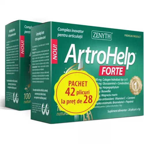 Artrohelp Forte 28 plicuri + 14 plicuri Zenyth
