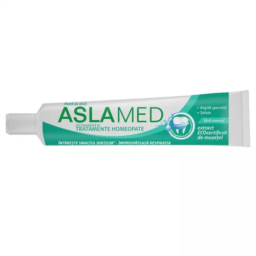 Pasta dinti pentru tratamente homeopate, 75 ml, Aslamed 3009