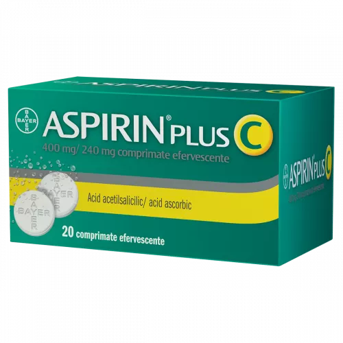 Aspirin Plus C 400mg x 20cp.eff