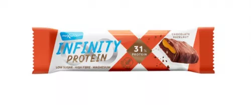 Baton Infinity protein ciocolata si alune de padure 55g (Max Sport)