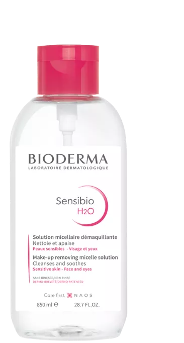 BIODERMA Sensibio H2O solutie micelara 850ml+Pompa