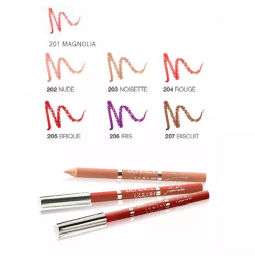 Creion contur pentru buze Defence Color, 202 Nude, Bionike