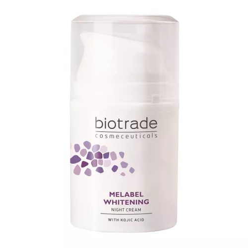 Cremă depigmentantă de noapte Melabel Whitening, 50 ml, Biotrade