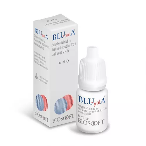 Blu Yal A solutie oftalmica, 8 ml, BioSooft