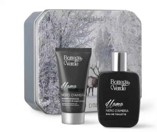 BOTTEGA SET AMBRA MAN APA TOALETA+GEL DUS