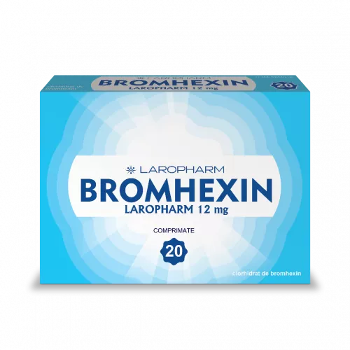 Bromhexin 12mg, 20 comprimate, Laropharm