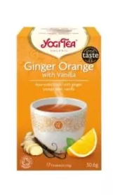 Ceai Bio Ghimbir, portocale si vanilie x 17pl (YogiTea)