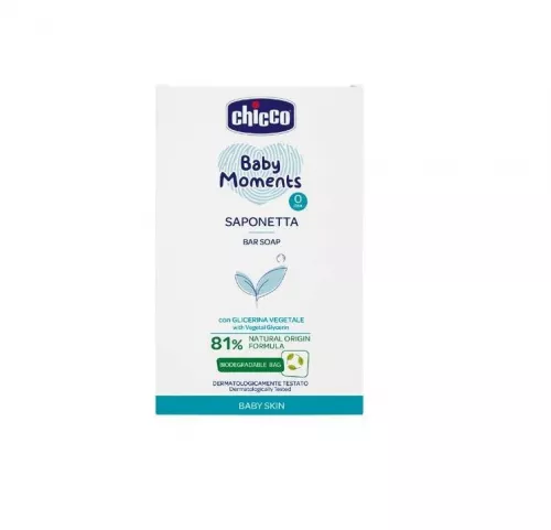Sapun solid Baby Moments 0l+, 100g, 10398-9, Chicco